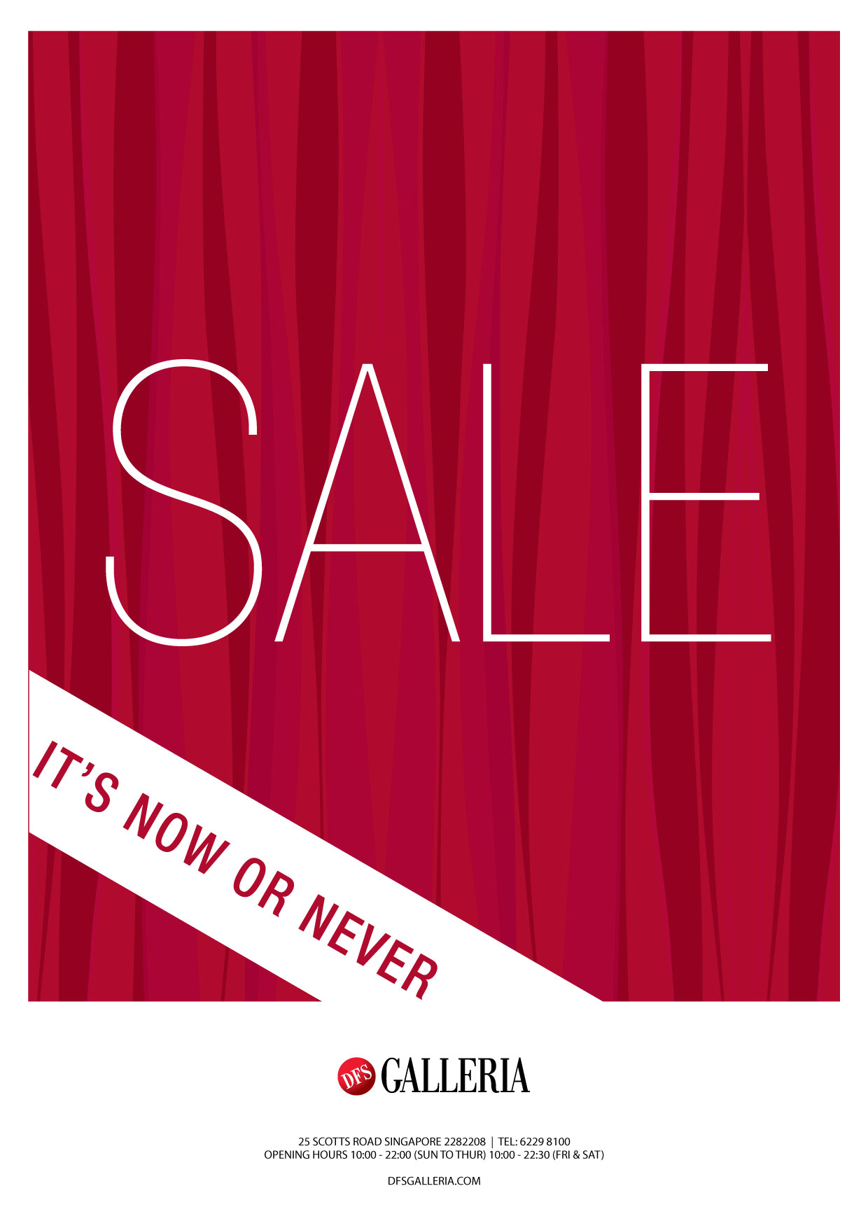 DFS Clearance Sale Ad Orchard Road